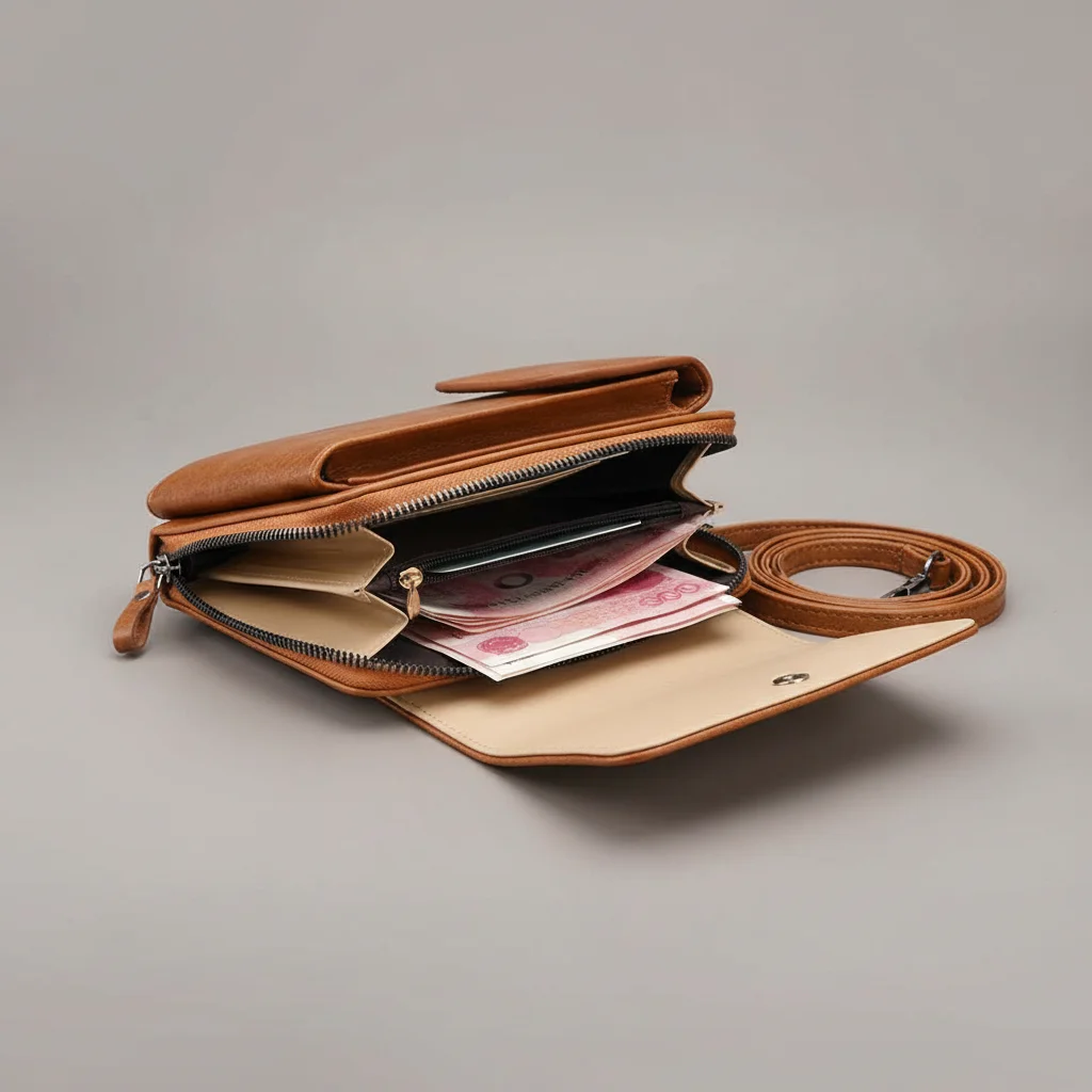 Sac besace bandoulière compact cuir pu - Vue 2 - Sac Besace