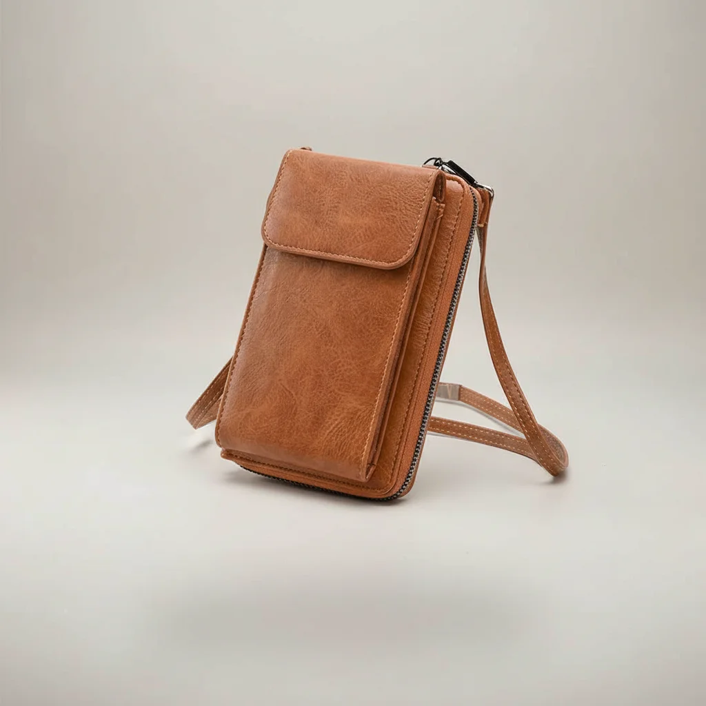 Sac besace bandoulière compact cuir pu - Vue 6 - Sac Besace