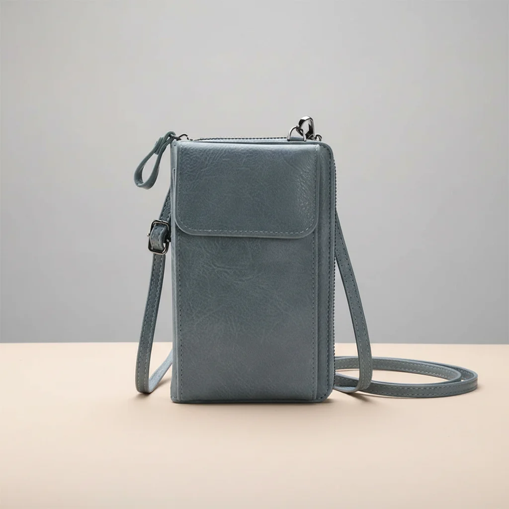 Sac besace bandoulière compact cuir pu - Vue 8 - Sac Besace