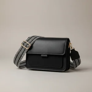 Sac besace bandoulière large tissu ajustable - Vue 1 - Sac Besace