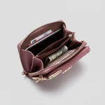 Sac besace compact cuir pu multifonction - Vue 1 - Sac Besace