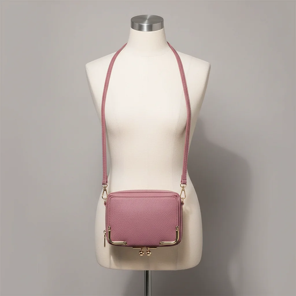 Sac besace compact cuir pu multifonction - Vue 5 - Sac Besace