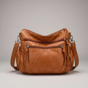 Sac besace femme cuir souple élégant - Vue 1 - Sac Besace