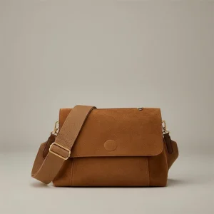 Sac besace femme daim élégant quotidien - Vue 1 - Sac Besace