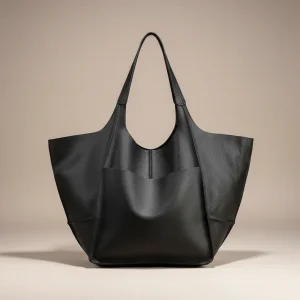 Sac besace femme grande capacité cuir pu - Vue 1 - Sac Besace