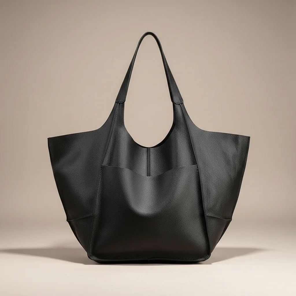 Sac besace femme grande capacité cuir pu - Vue 1 - Sac Besace