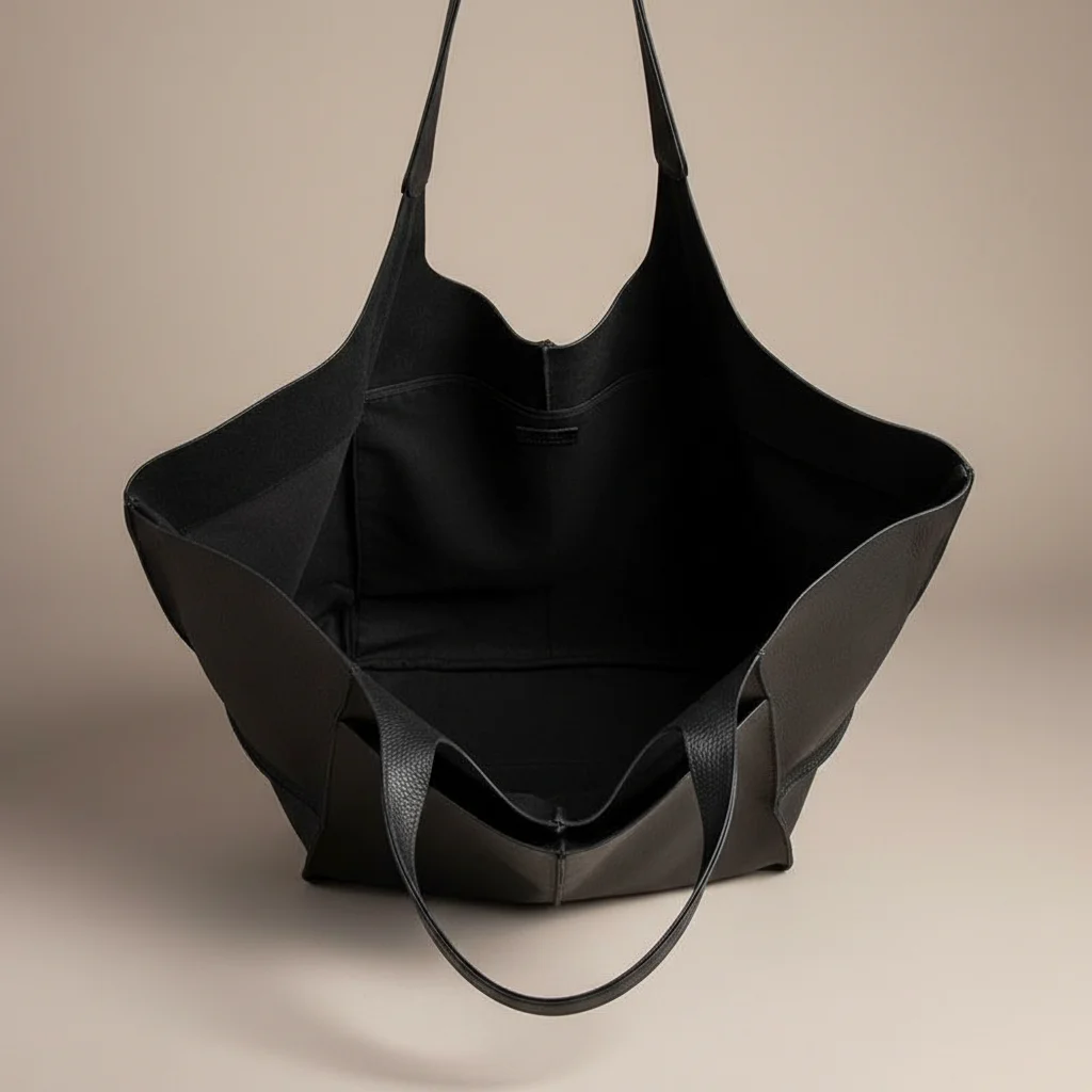 Sac besace femme grande capacité cuir pu - Vue 3 - Sac Besace