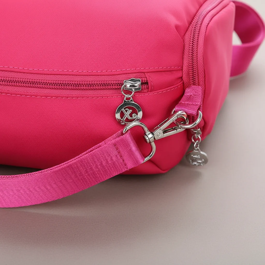 Sac besace femme multipoches tissu oxford - Vue 13 - Sac Besace
