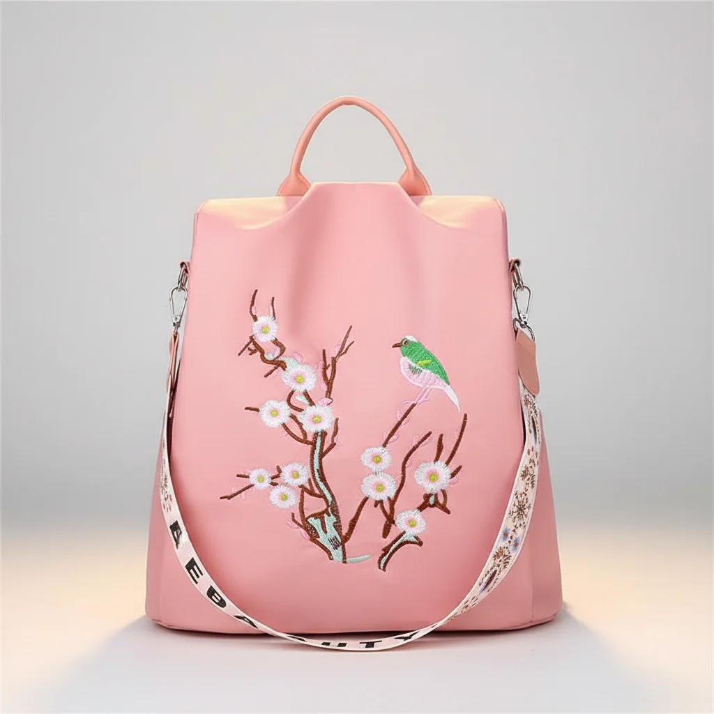 Sac besace femme nylon imperméable voyage - Vue 12 - Sac Besace