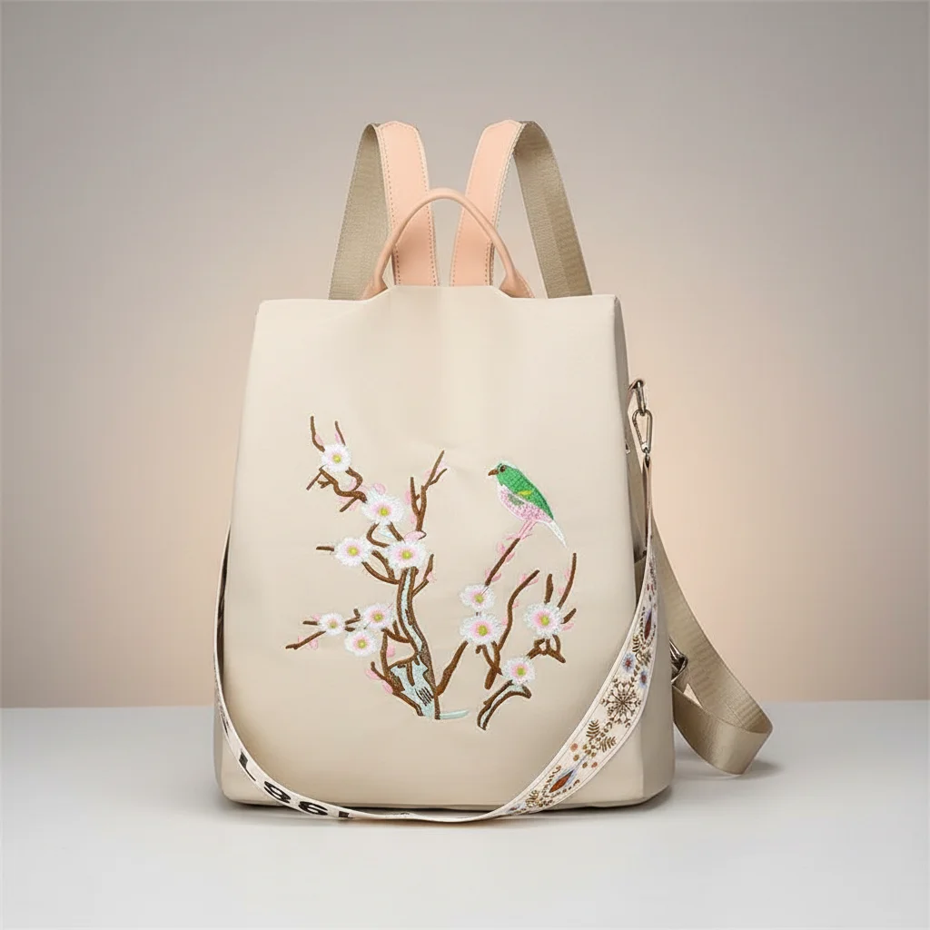 Sac besace femme nylon imperméable voyage - Vue 13 - Sac Besace