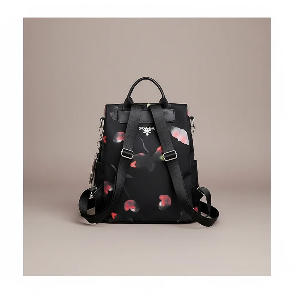 Sac besace femme nylon imperméable voyage - Vue 2 - Sac Besace
