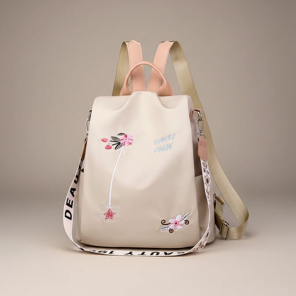 Sac besace femme nylon imperméable voyage - Vue 23 - Sac Besace