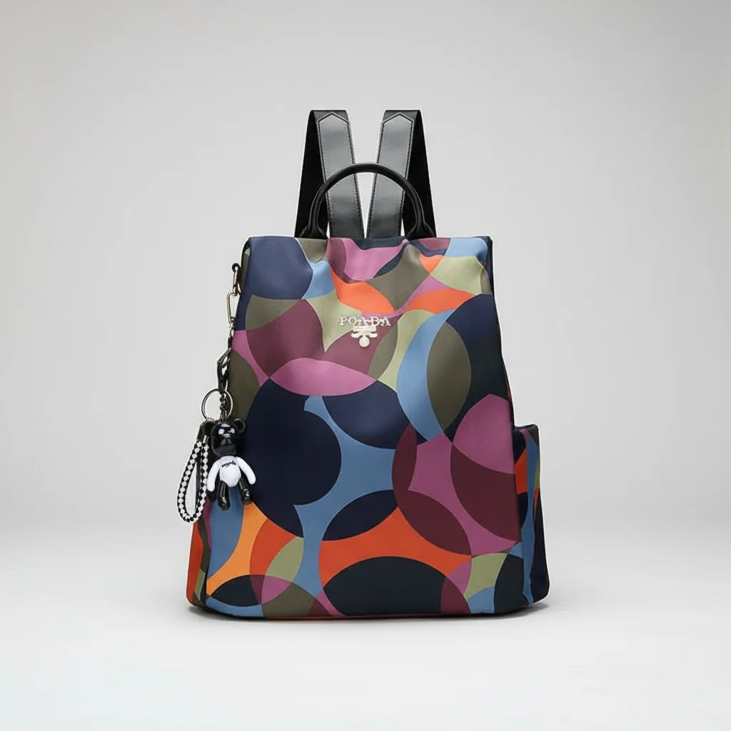 Sac besace femme nylon imperméable voyage - Vue 24 - Sac Besace
