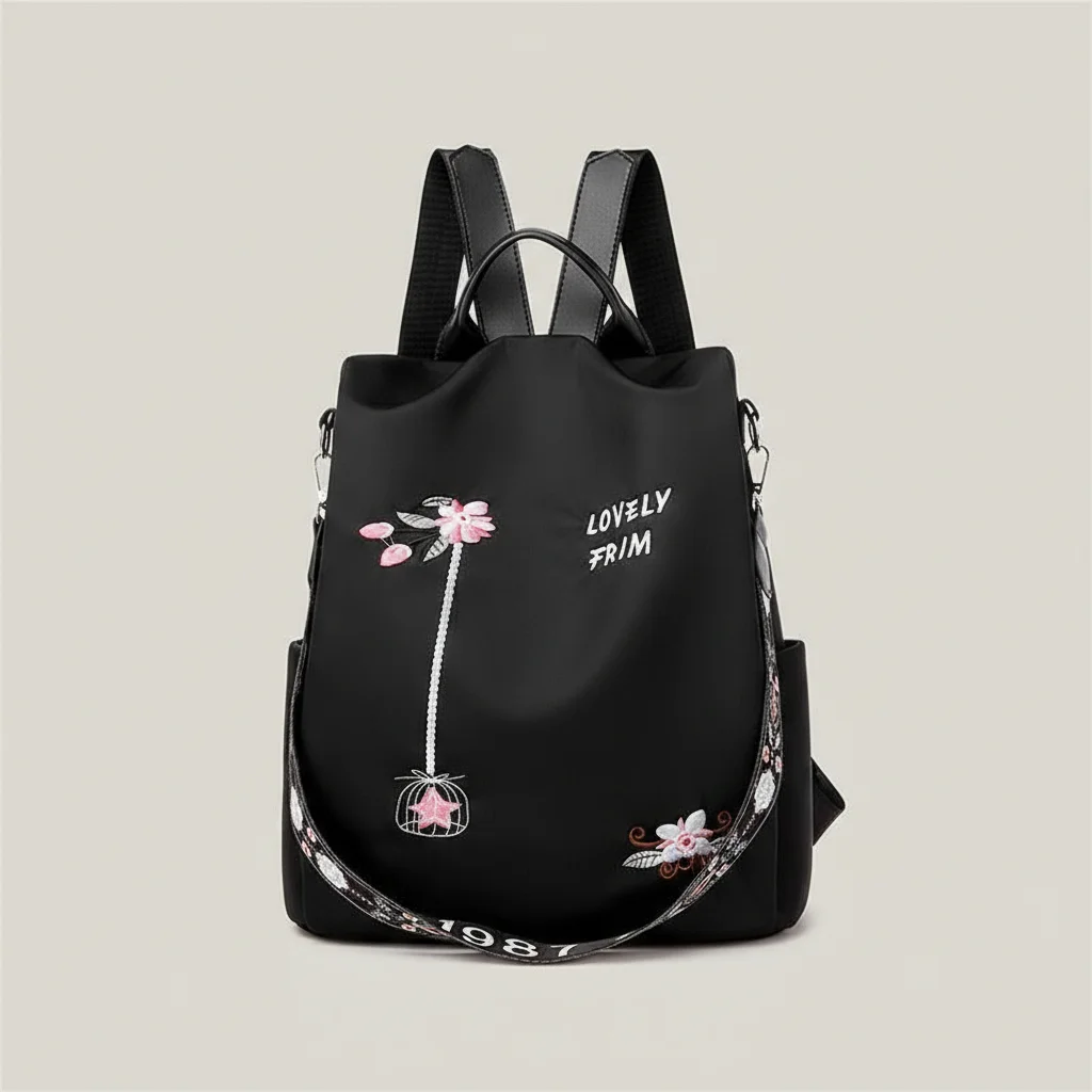 Sac besace femme nylon imperméable voyage - Vue 25 - Sac Besace