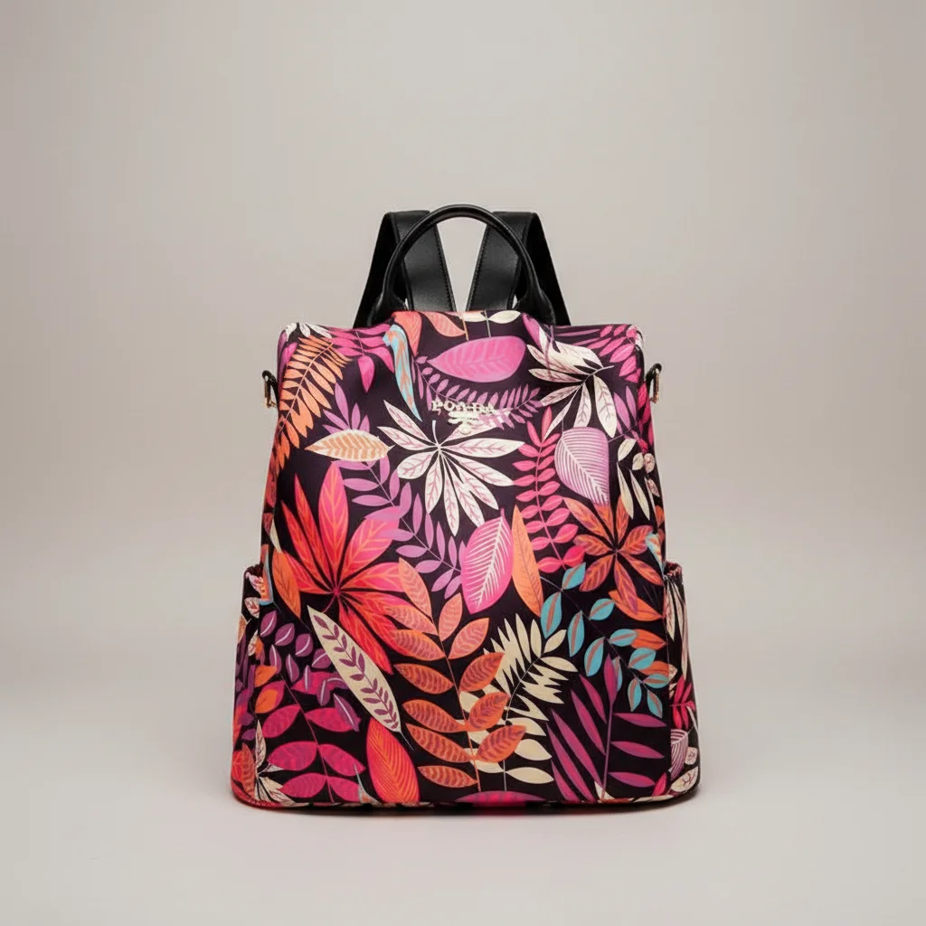 Sac besace femme nylon imperméable voyage - Vue 26 - Sac Besace