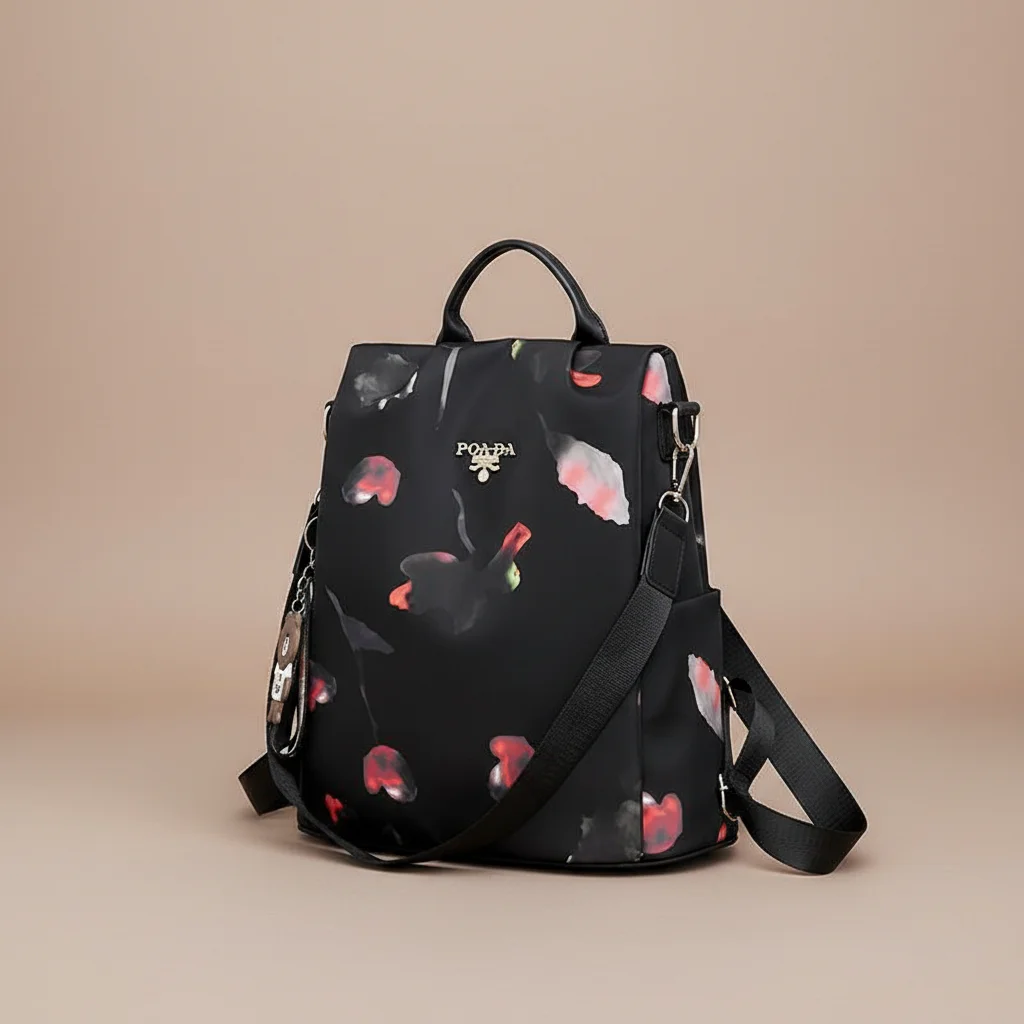 Sac besace femme nylon imperméable voyage - Vue 3 - Sac Besace