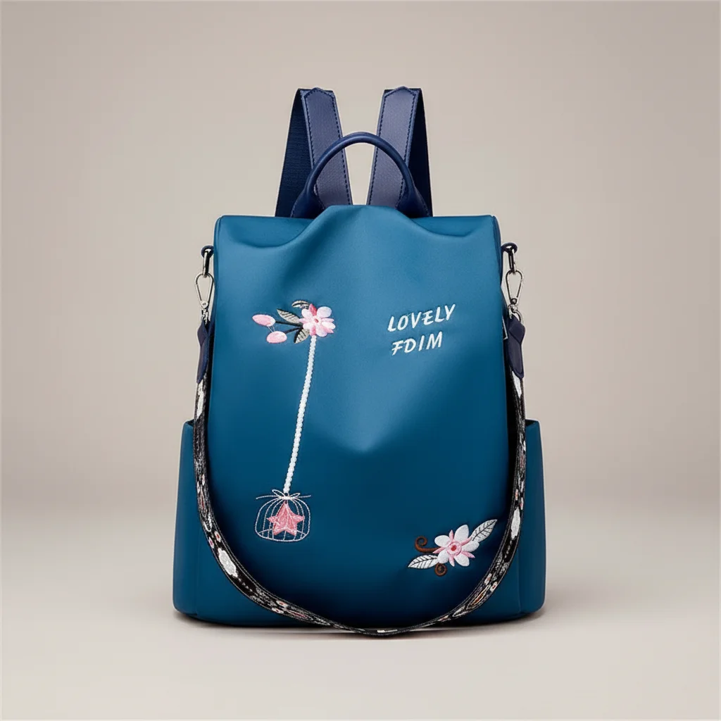 Sac besace femme nylon imperméable voyage - Vue 31 - Sac Besace