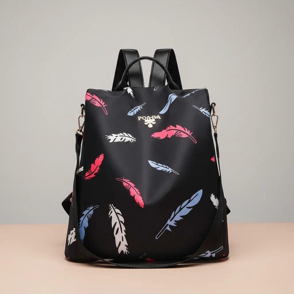 Sac besace femme nylon imperméable voyage - Vue 32 - Sac Besace