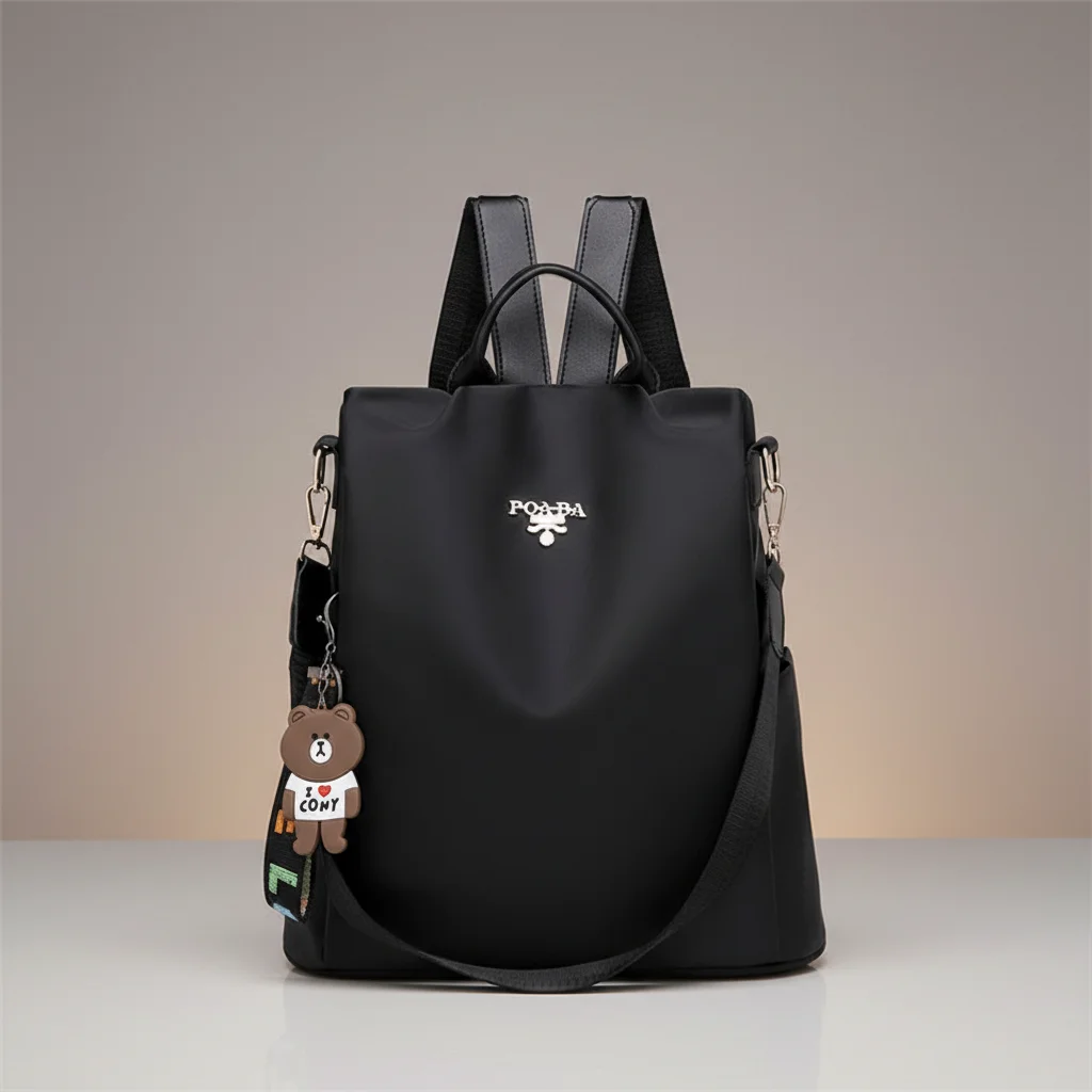 Sac besace femme nylon imperméable voyage - Vue 9 - Sac Besace
