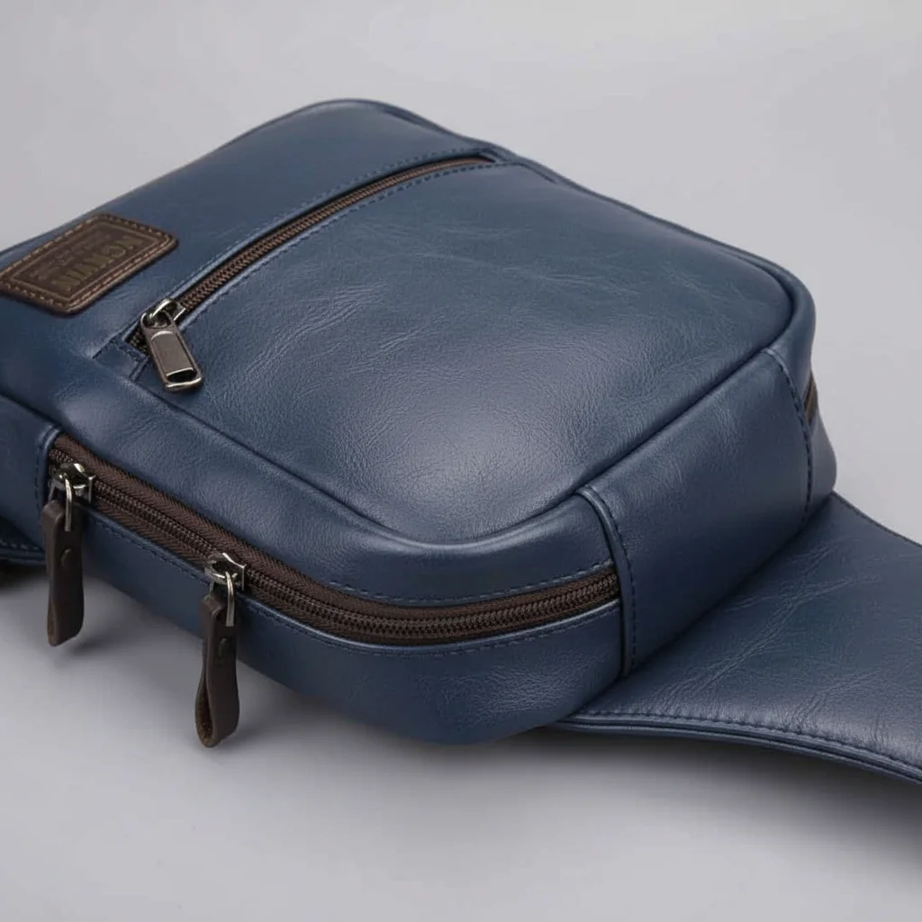 Sac besace homme business cuir pu - Vue 4 - Sac Besace