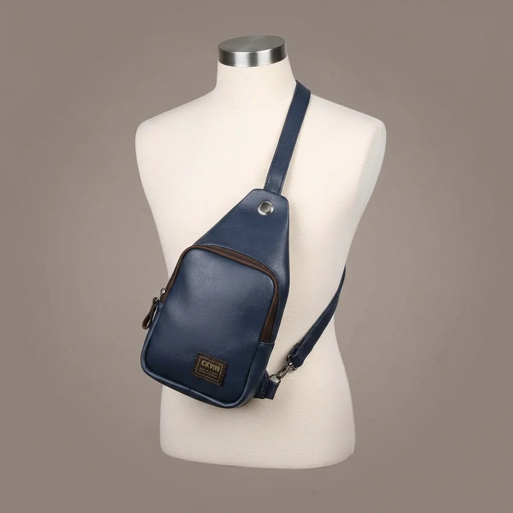 Sac besace homme business cuir pu - Vue 5 - Sac Besace