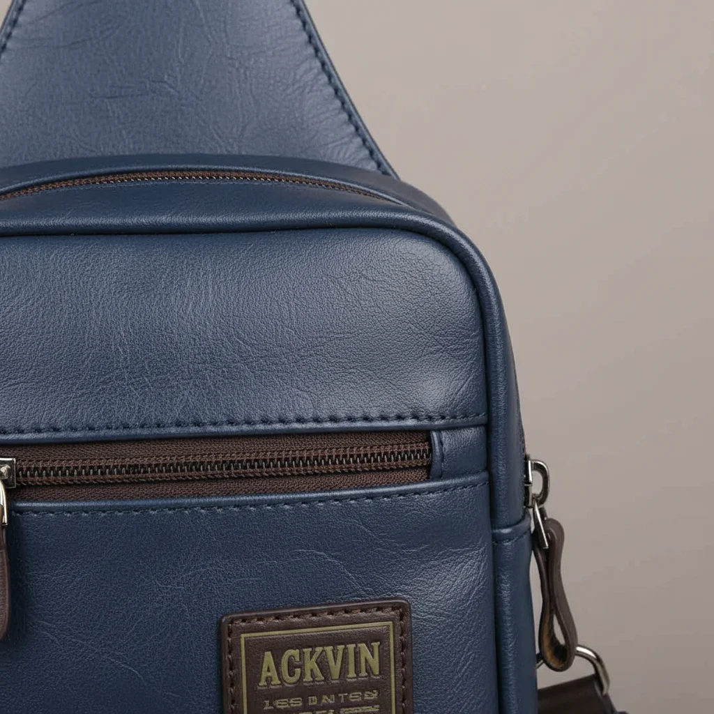 Sac besace homme business cuir pu - Vue 9 - Sac Besace