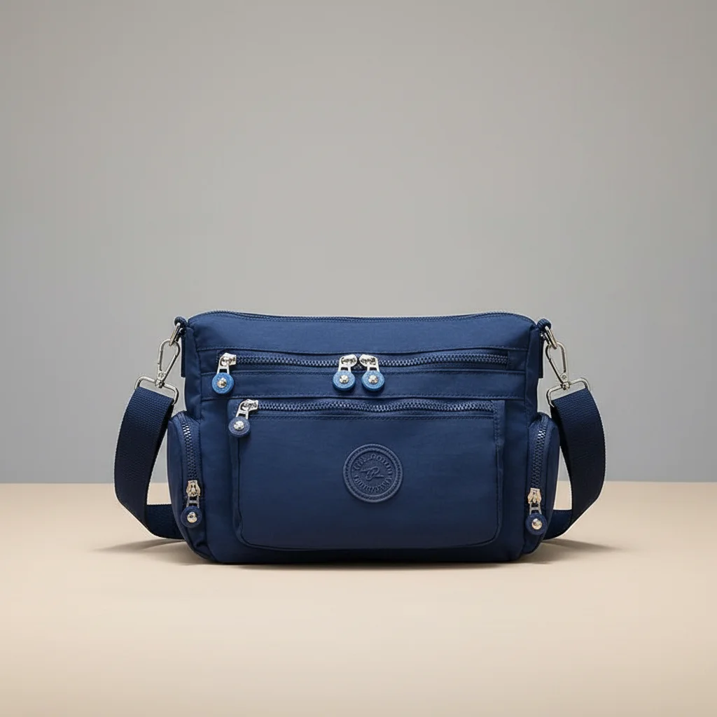 Sac besace nylon imperméable quotidien - Vue 1 - Sac Besace