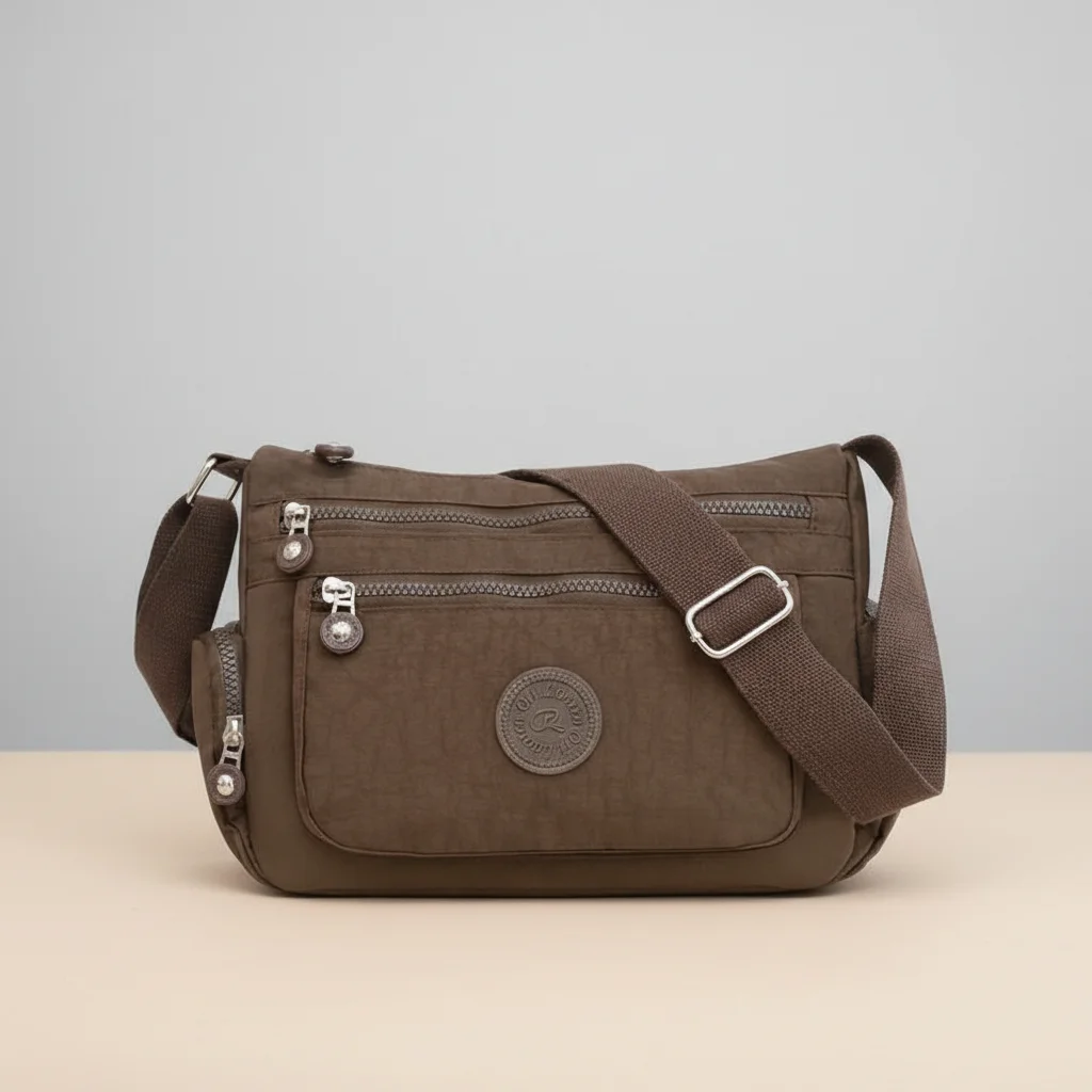 Sac besace nylon imperméable quotidien - Vue 12 - Sac Besace