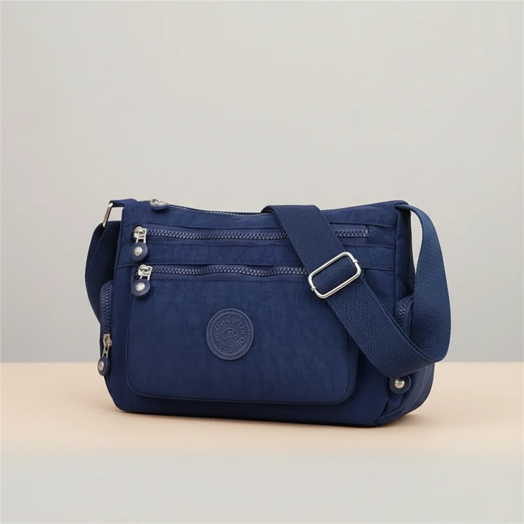 Sac besace nylon imperméable quotidien - Vue 6 - Sac Besace