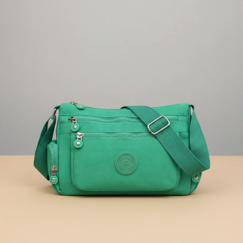 Sac besace nylon imperméable quotidien - Vue 9 - Sac Besace