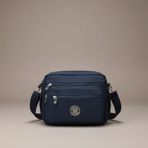 Sac besace toile compact multi-poches - Vue 1 - Sac Besace