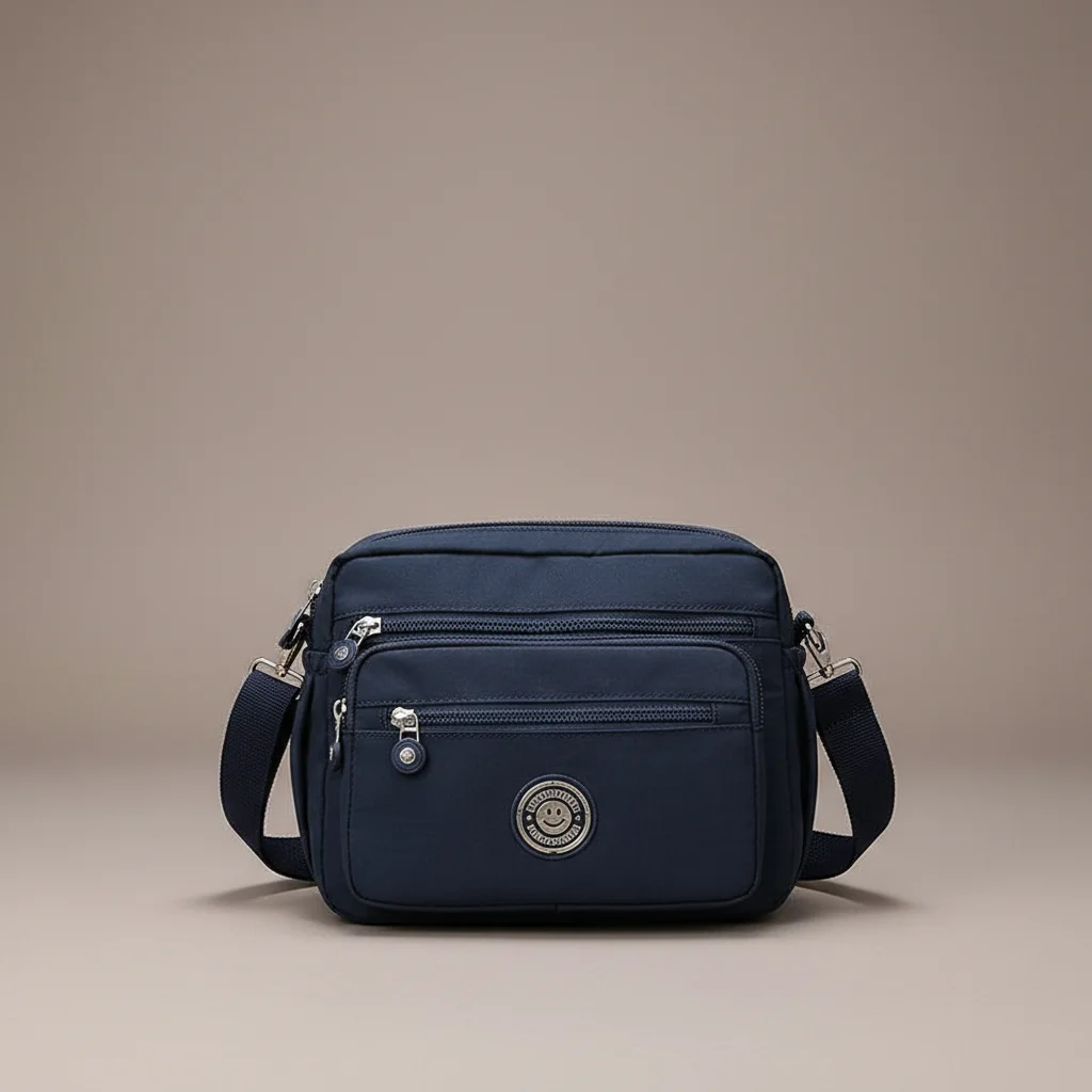 Sac besace toile compact multi-poches - Vue 1 - Sac Besace
