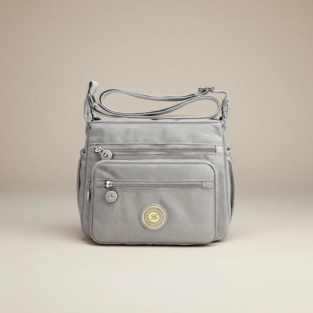 Sac besace toile compact multi-poches - Vue 10 - Sac Besace