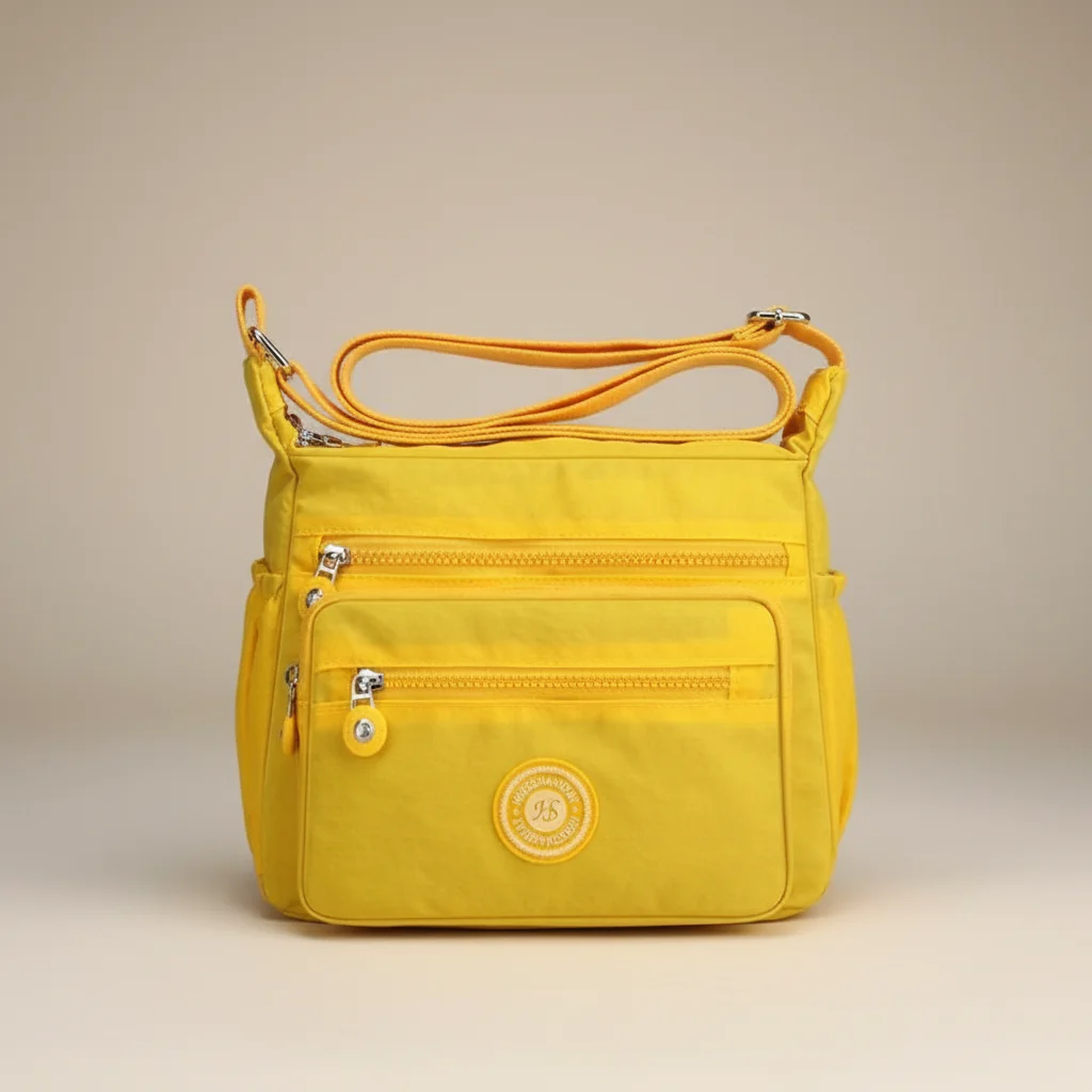 Sac besace toile compact multi-poches - Vue 13 - Sac Besace