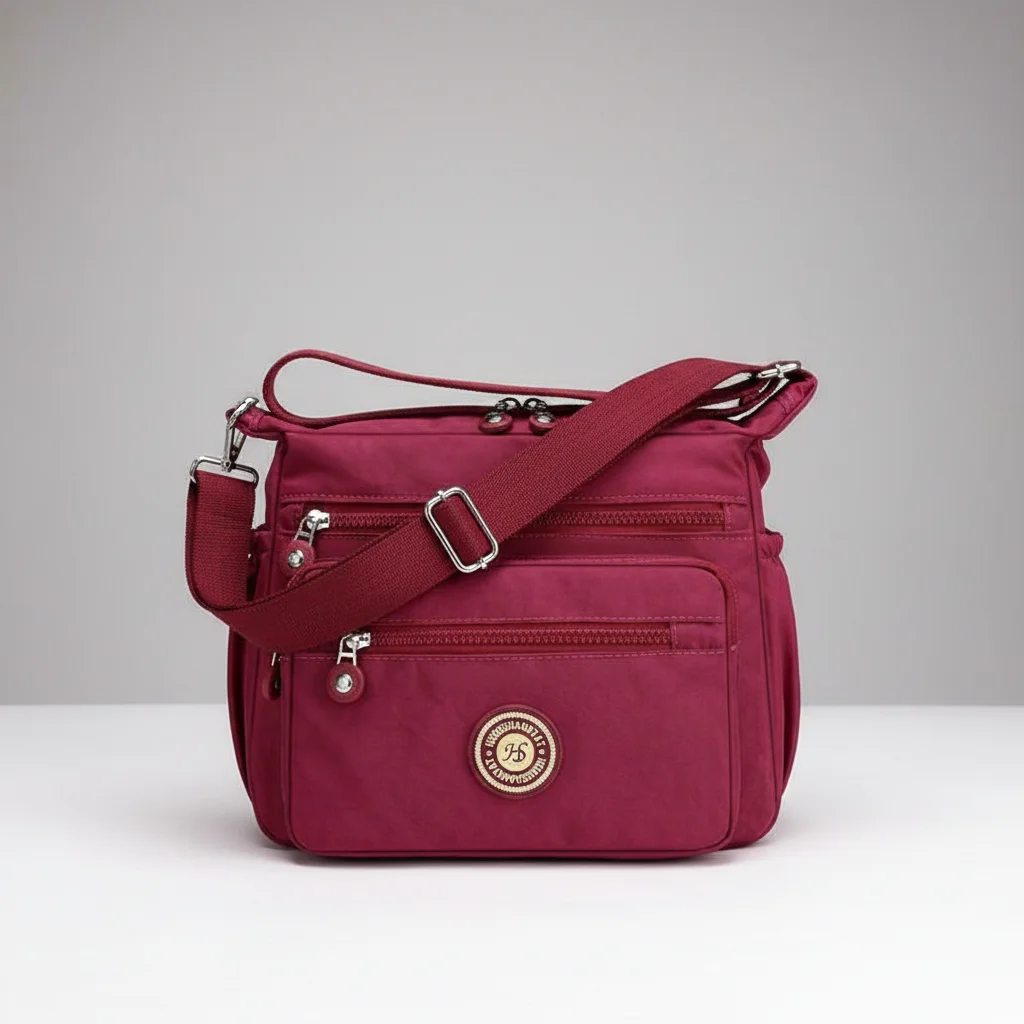 Sac besace toile compact multi-poches - Vue 14 - Sac Besace