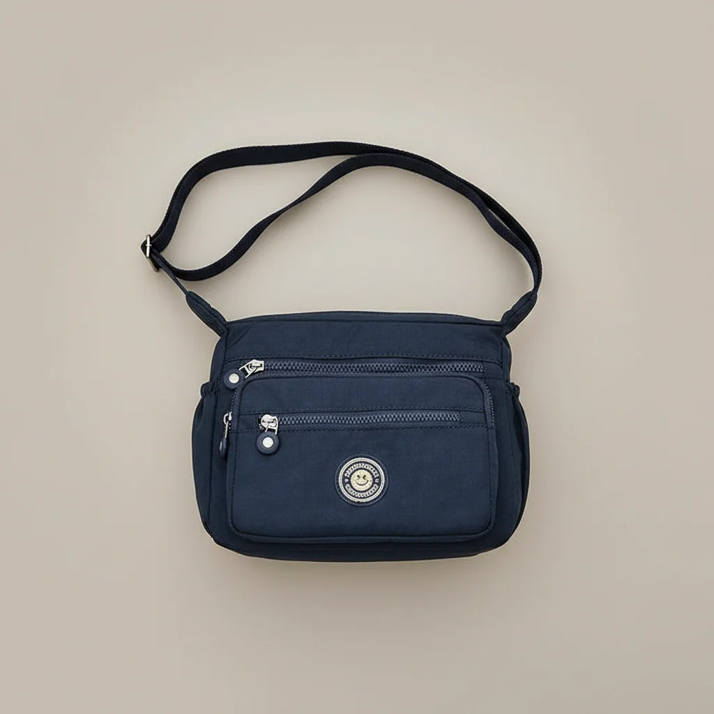 Sac besace toile compact multi-poches - Vue 3 - Sac Besace