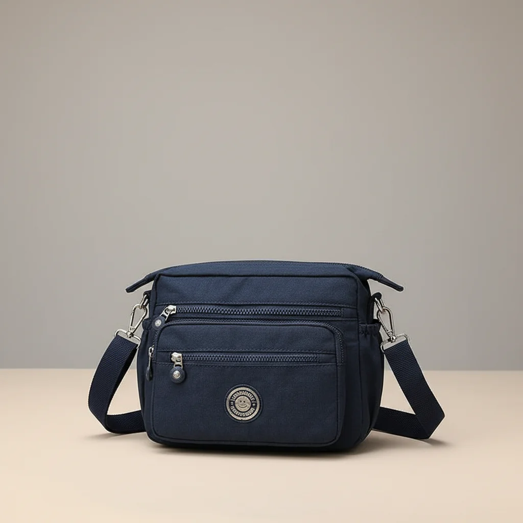 Sac besace toile compact multi-poches - Vue 5 - Sac Besace