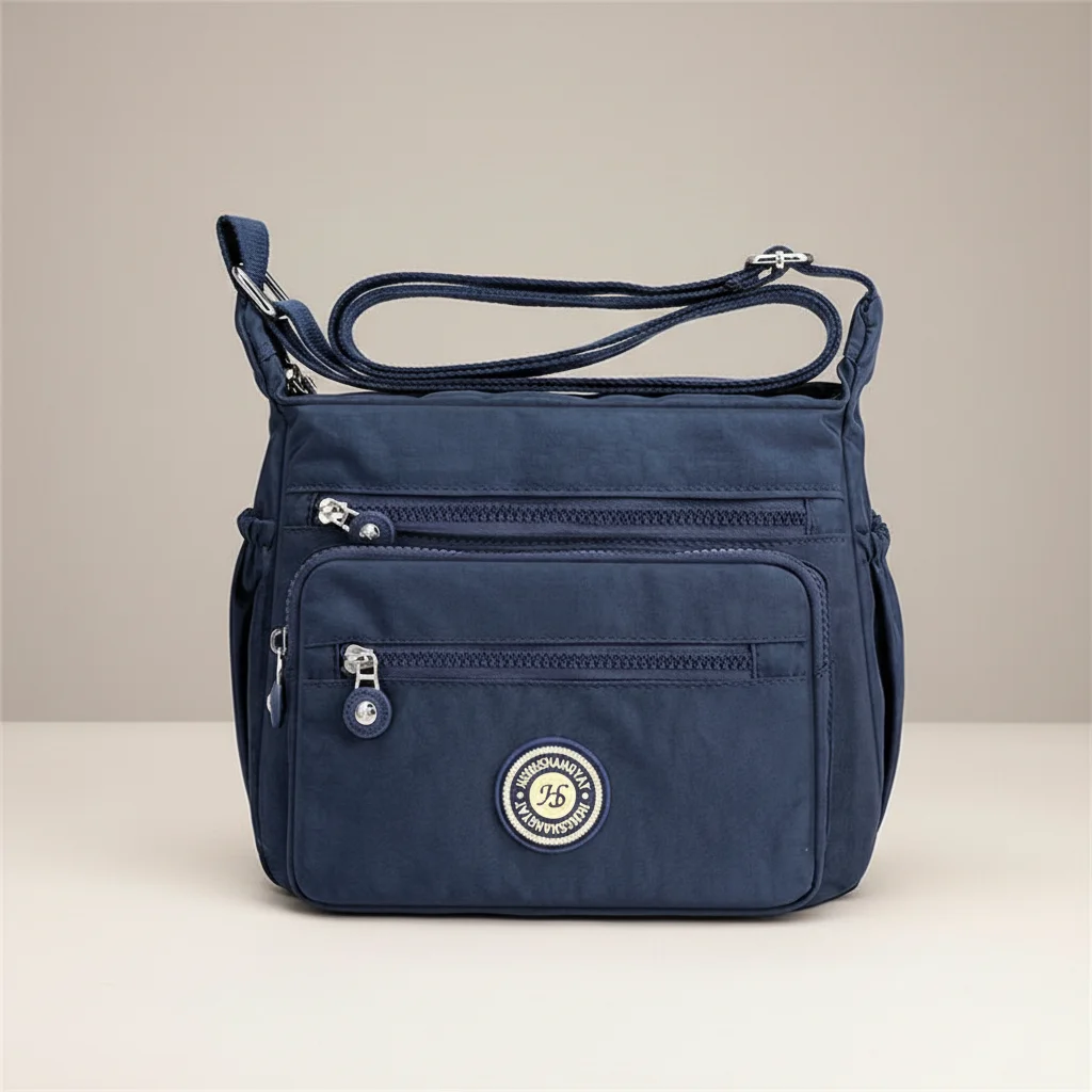 Sac besace toile compact multi-poches - Vue 6 - Sac Besace