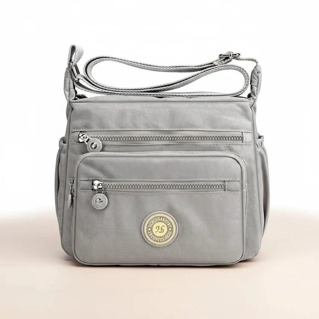 Sac besace toile compact multi-poches - Vue 7 - Sac Besace