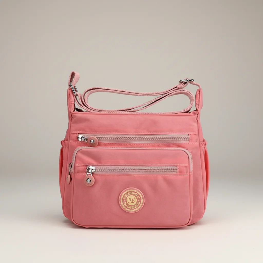 Sac besace toile compact multi-poches - Vue 9 - Sac Besace
